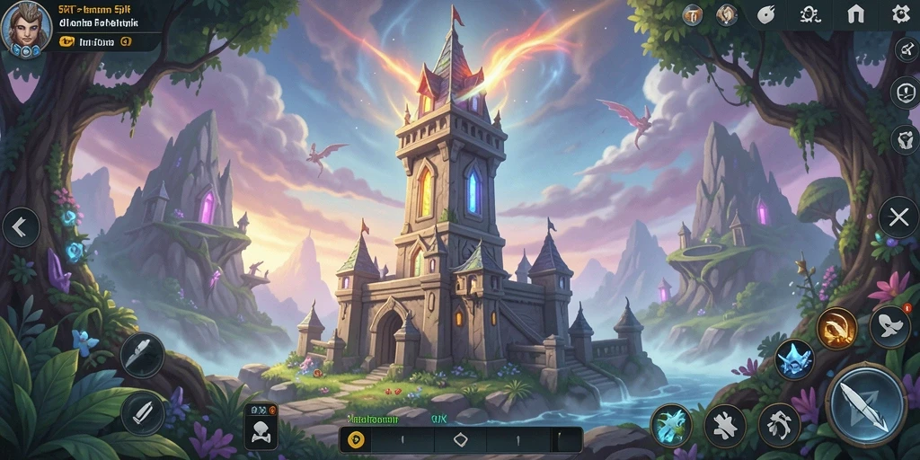 Gameplay menegangkan dengan strategi Tower Defense yang mendebarkan.