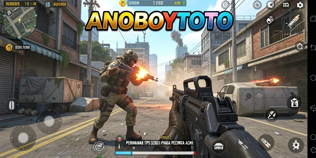 Screenshot ANOBOYTOTO menunjukkan aksi tempur seru dalam TPS.
