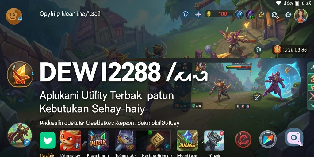 Tampilan antarmuka DEWI288 yang modern dan fungsional.