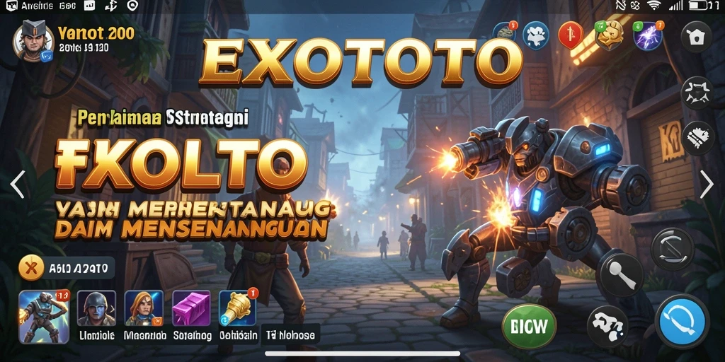 Tampilan gameplay intens dari EXOTOTO yang menantang strategi pemain.