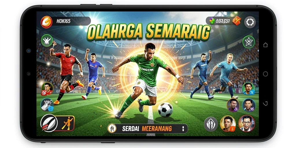 Tampilan gameplay HOKI65 yang menarik dan penuh aksi di lapangan.