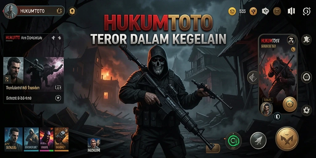 Gameplay HUKUMTOTO yang menegangkan dan mengerikan.