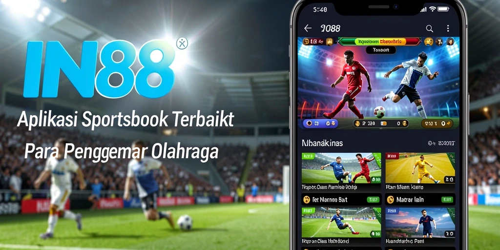Tampilan antarmuka IN88 yang intuitif untuk taruhan olahraga.