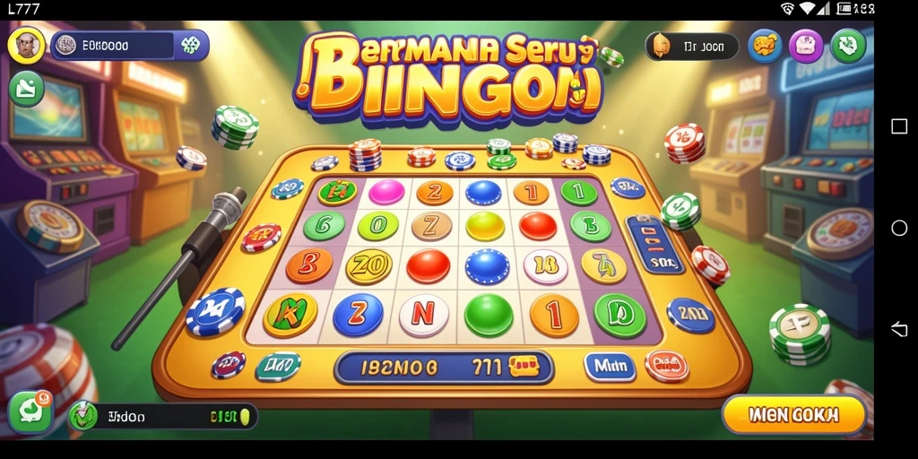 Tampilan gameplay seru dari L777 dengan suasana Bingo yang menghibur.