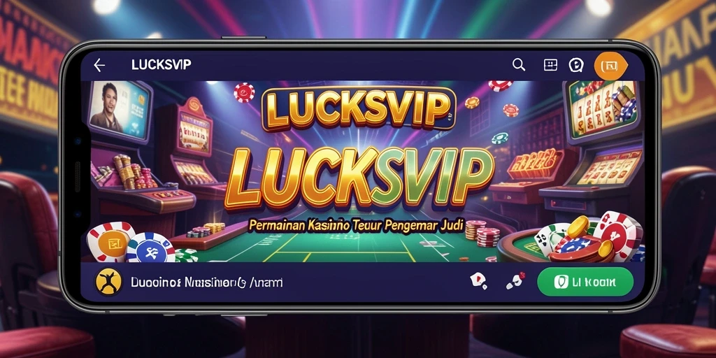 Tangkapan layar LUCKSVIP menampilkan gameplay menarik dengan suasana kasino yang mendebarkan.