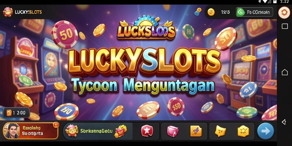 Tampilan gameplay LUCKYSLOTS dengan mesin slot yang mengasyikkan.