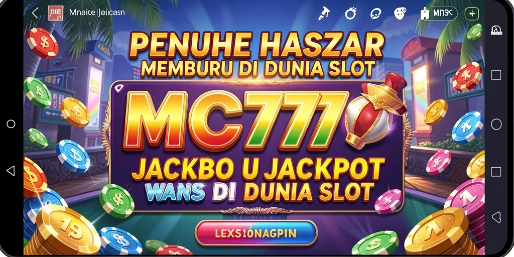 Tampilan gameplay MC777 dengan grafis menyenangkan dan fitur slot yang menghibur.