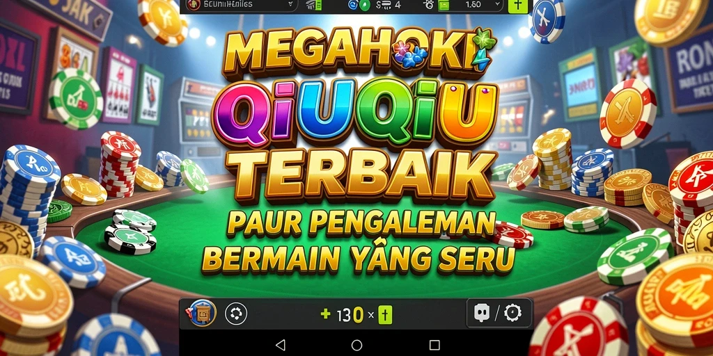 Tampilan gameplay seru MEGAHOKI saat bermain QiuQiu.
