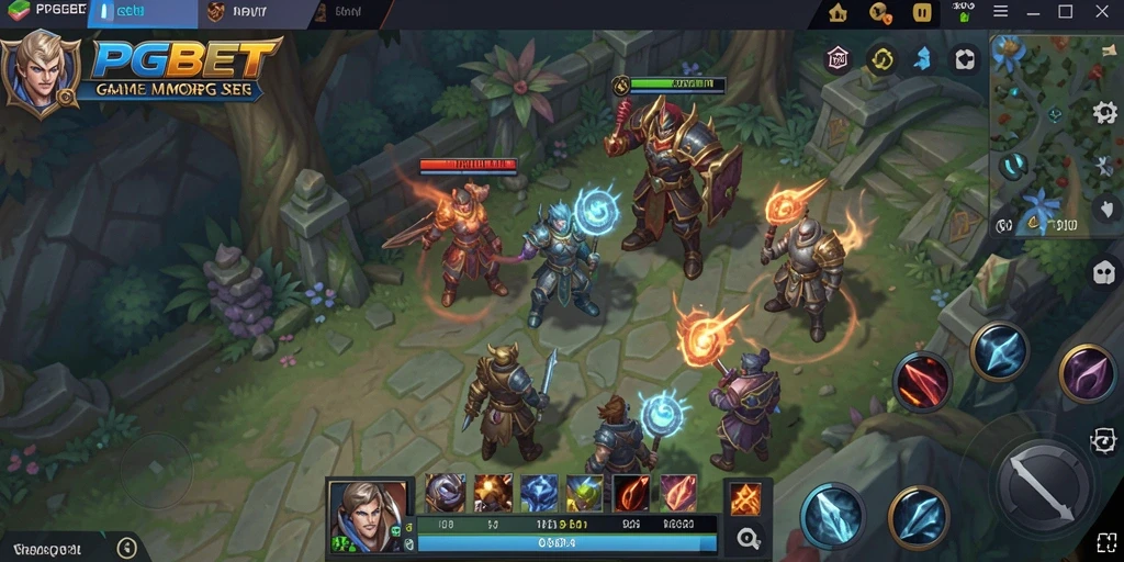 Screenshot gameplay PGBET yang menunjukkan aksi seru dalam MMORPG.