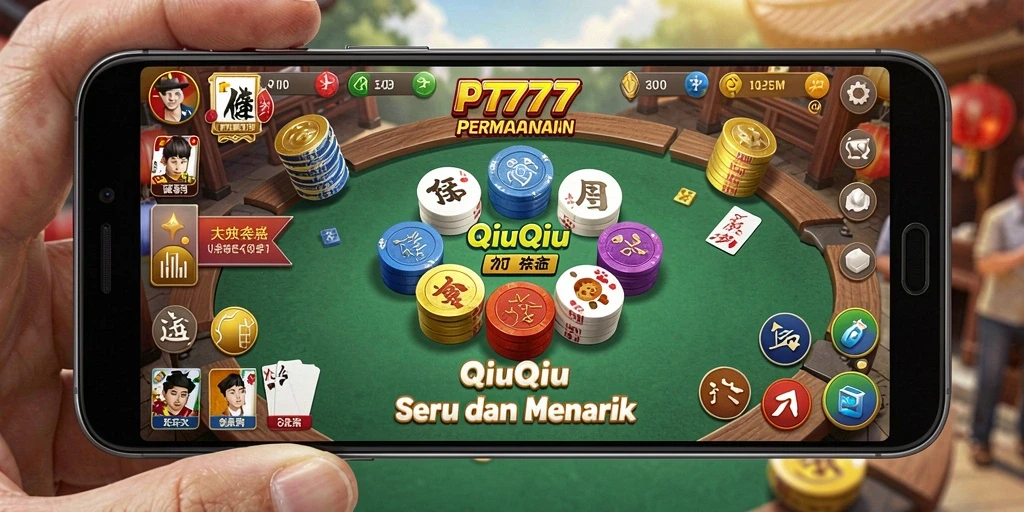Tampilan gameplay QiuQiu yang menarik dari PT777.