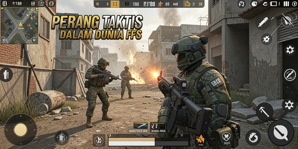 Tampilan utama gameplay RI188 yang intens dan menarik untuk penggemar FPS.