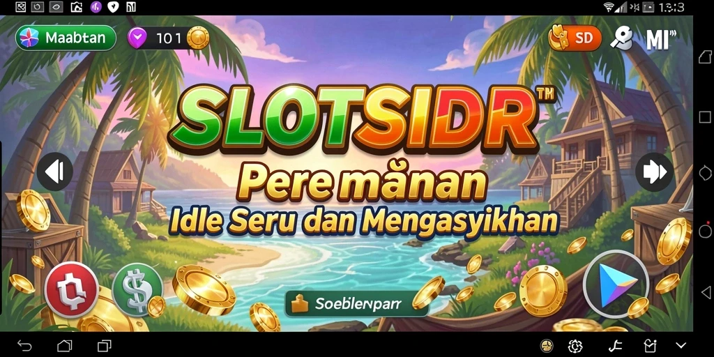 Screenshot gameplay SLOTSIDR dengan tampilan mesin slot yang menarik.