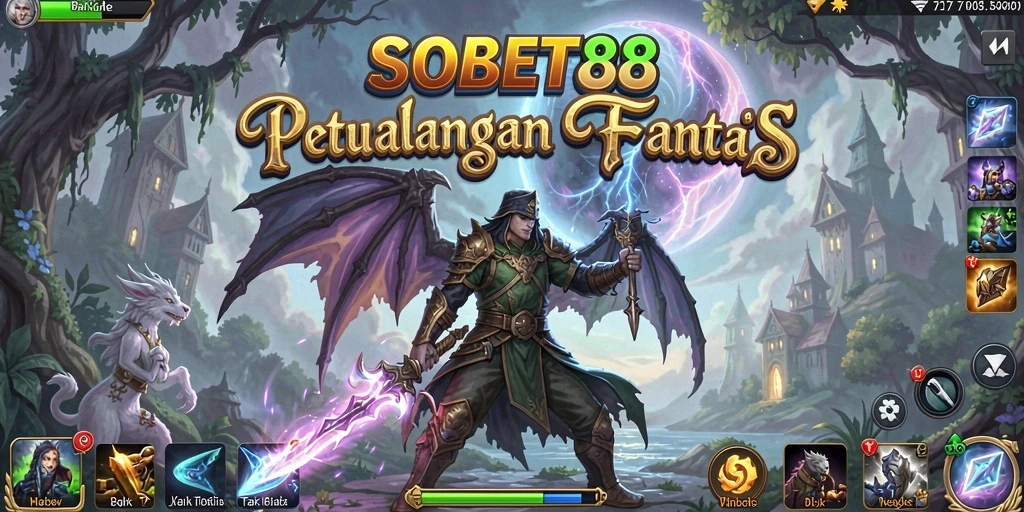 Tangkapan layar dari gameplay RPG dalam SOBET88 yang mendebarkan.