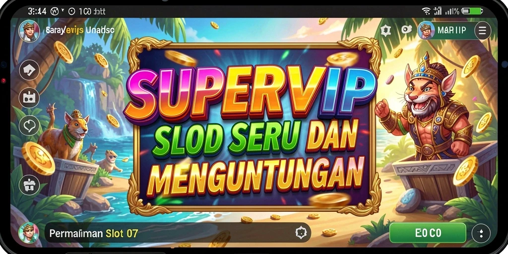 Tampilan menarik dari gameplay Slot SUPERVIP yang mengasyikkan.