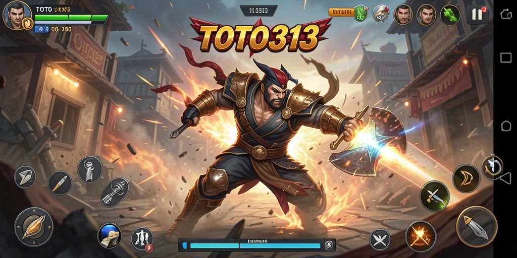 Tampilan gameplay menarik dan dinamis di TOTO313.
