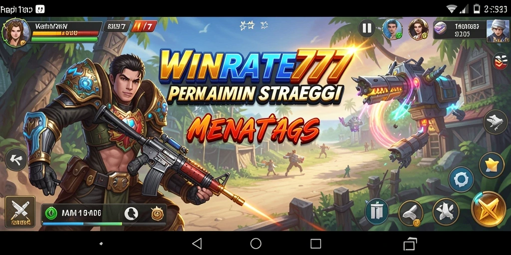 Screenshot WINRATE777 menampilkan gameplay strategi yang mendebarkan.